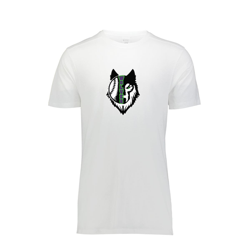 [FTSCUBWH-YS-LOGO2] Decker Youth Tri-Blend T-Shirt - Short Sleeve (Youth S, White, Logo 2)