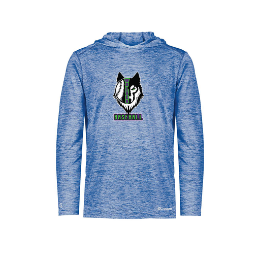 [FOLHCGRY-AS-LOGO1] Decker Men's Charge Hoodie (Adult S, Royal, Logo 1)