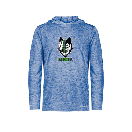 [FOLHCGRY-YS-LOGO1] Decker Youth Charge Hoodie (Youth S, Royal, Logo 1)